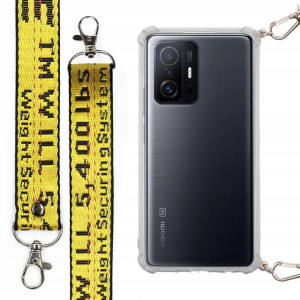 Etui Antishock Mocna Smycz Żółta do XIAOMI 11T 5G