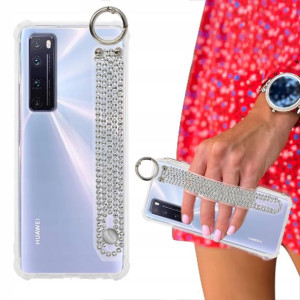 Etui ANTISHOCK Pasek Cyrkonie do HUAWEI NOVA 7 PRO
