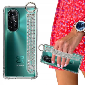 Etui ANTISHOCK Pasek Cyrkonie do HUAWEI NOVA 8 5G