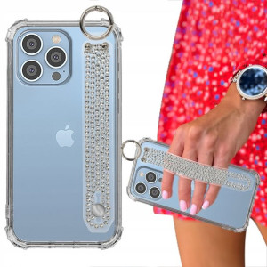 Etui ANTISHOCK Pasek Cyrkonie do IPHONE 14 PRO MAX