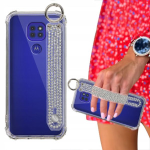 Etui ANTISHOCK Pasek Cyrkonie do MOTOROLA E7 PLUS