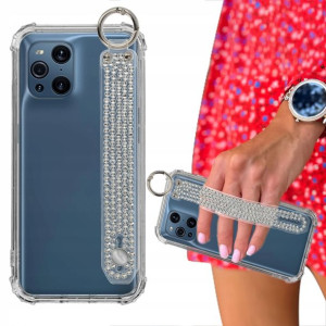 Etui ANTISHOCK Pasek Cyrkonie do OPPO FIND X3 PRO