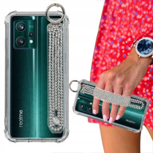 Etui ANTISHOCK Pasek Cyrkonie do REALME 9 PRO PLUS