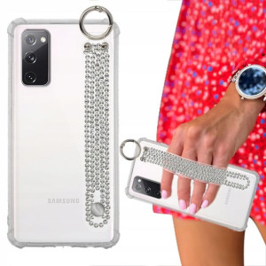 Etui ANTISHOCK Pasek Cyrkonie do SAMSUNG S20FE 5G