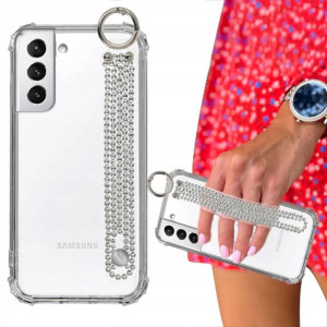 Etui ANTISHOCK Pasek Cyrkonie do SAMSUNG S21 PLUS