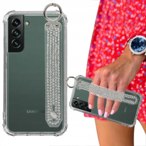 Etui ANTISHOCK Pasek Cyrkonie do SAMSUNG S22 PLUS