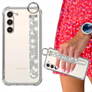 Etui ANTISHOCK Pasek Cyrkonie do SAMSUNG S23 PLUS