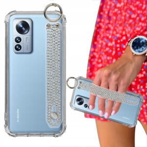 Etui ANTISHOCK Pasek Cyrkonie do XIAOMI 12 PRO 5G
