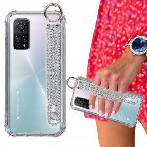 Etui ANTISHOCK Pasek Cyrkonie do XIAOMI MI 10T PRO