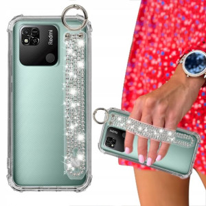 Etui ANTISHOCK Pasek Cyrkonie do XIAOMI REDMI 10A