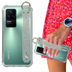 Etui ANTISHOCK Pasek Cyrkonie do XIAOMI REDMI K50