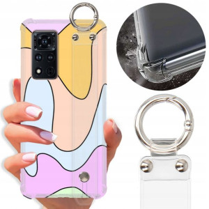 Etui ANTISHOCK PASEK do HUAWEI HONOR V40 Modne Wz