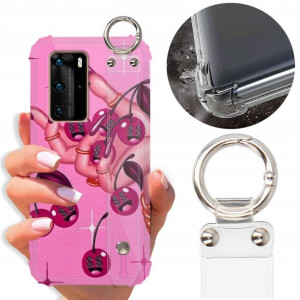 Etui Antishock Pasek Do HUAWEI P40 PRO Girl Wzory