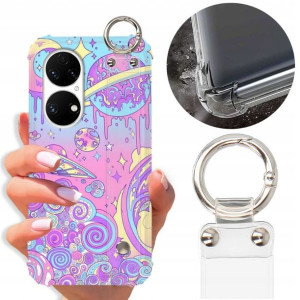 Etui Antishock Pasek Do HUAWEI P50 Modne Top Wzory