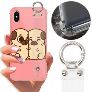 Etui Antishock Pasek do IPHONE X/XS Słodkie Wzory