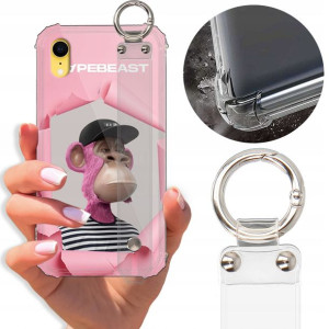 Etui Antishock Pasek do IPHONE XR Case Misie Wzory