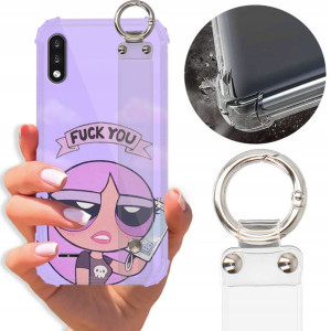 Etui Antishock Pasek do LG K22 PLUS Bajki Wzory