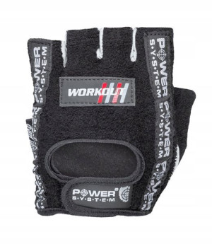 Power-system Rękawiczki Workout-black-m