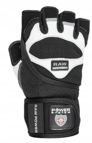 Power System Rękawiczki Raw Power-white Black-xl