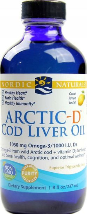 Nordic Naturals Arctic Cod Liver Oil 237ml Lemon