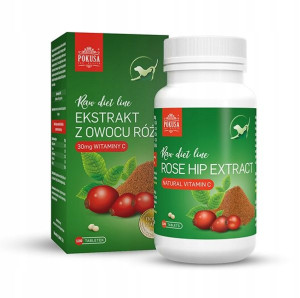 Pokusa Rawdietline Rosehip Extract 120tabl