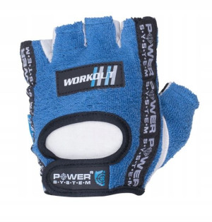 Power System Rękawiczki Workout-blue-xl