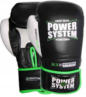 Power System Rękawice Impact Evo-black-16 Oz