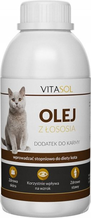 Vitasol Olej Rybny Z Łososia Omega 3 500 Ml