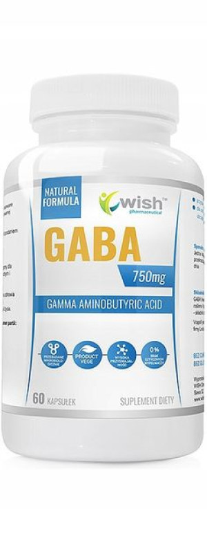 WISH GABA 750mg - 60kaps