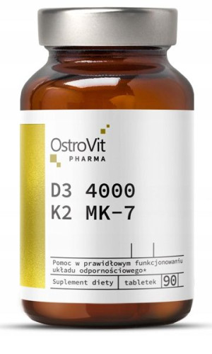 Ostrovit Pharma D3 4000 K2 Mk-7 90tabl