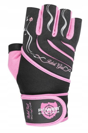 Power System Rękawiczki Rebel Girl-pink-xs