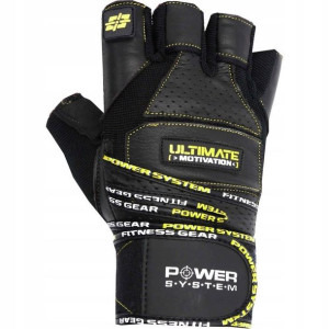 Power System Rękawiczki Ultimate-yellow-l