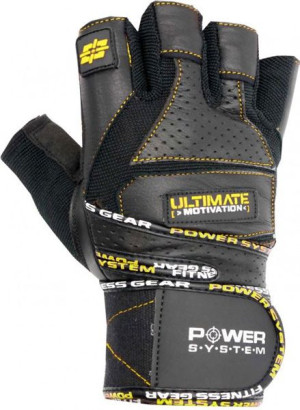 Power-system Rękawiczki Ultimate-yellow-l