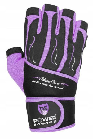Power-system Rękawiczki Fitness Chica-purple-s
