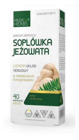 Medica Herbs Soplówka Jeżowata 40kaps