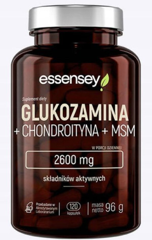 Essensey Glukozamina+chondroityna+msm 120kaps