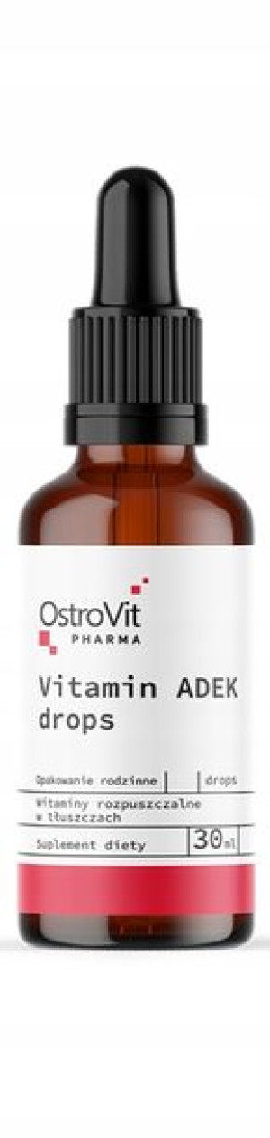 Ostrovit Pharma Vitamin Adek Drops - 30ml A+d+e+k