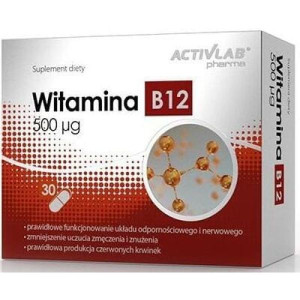 Activlab Pharma Witamina B12 500 mg, kapsułki, 30 szt.