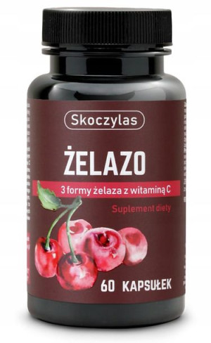 Skoczylas Żelazo 3 Formy Z Witaminą C - 60kaps