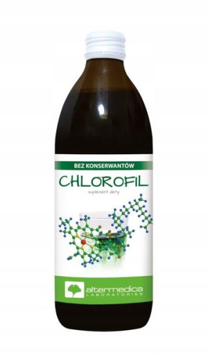 Altermedica Chlorofil 500ml Trawienie Oczyszczanie