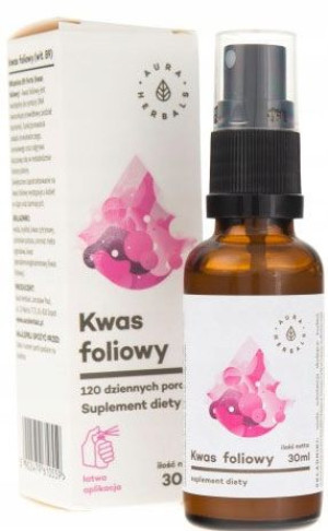 AURA WITAMINA B9 kwas foliowy 30ml aerozol