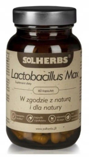 Solherbs Lactobacillus Max 60 Kaps Trawienie