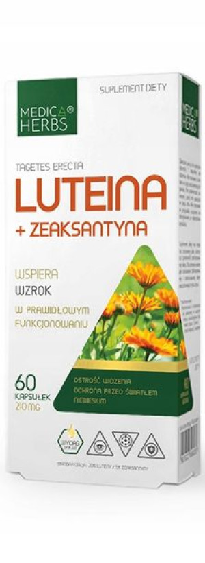 Medica Herbs Luteina + Zeaksantyna 60 Kaps