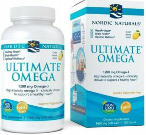 NORDIC NATURALS ULTIMATE OMEGA 1280mg-120 softgel