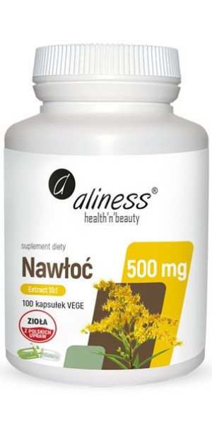 Aliness Nawłoć Ekstr. 10:1 500mg - 100 Kaps