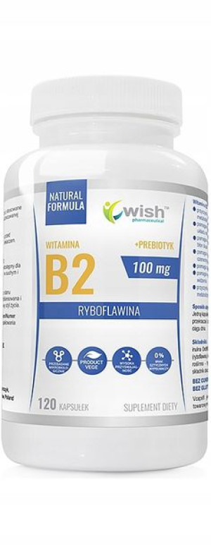 Wish Witamina B2 Ryboflawina - 120kaps
