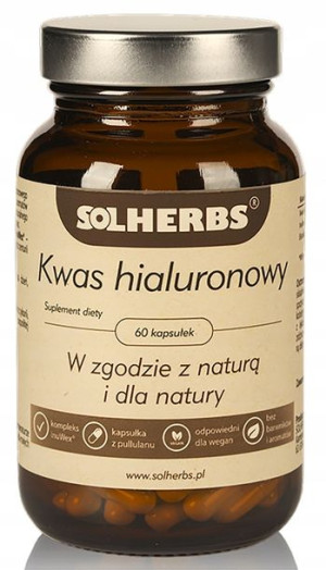Solherbs Kwas Hialuronowy - 60kaps