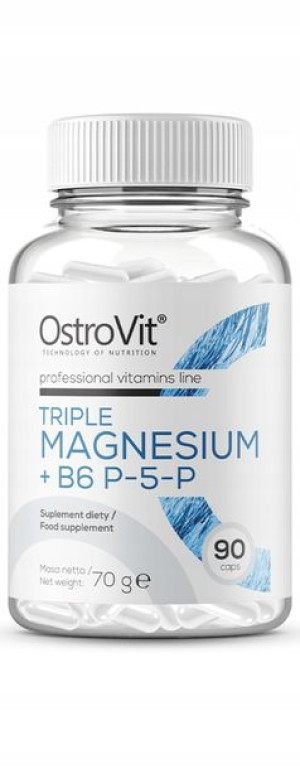 Ostrovit Triple Magnesium+b6 P-5-p - 90 Kaps.
