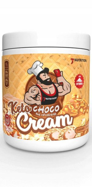 7 Nutrition Cream Keto 750g - Caramel Crunch