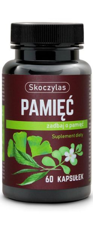 Skoczylas Pamięć - 60 Kaps. Mózg Pamięć Nastrój
